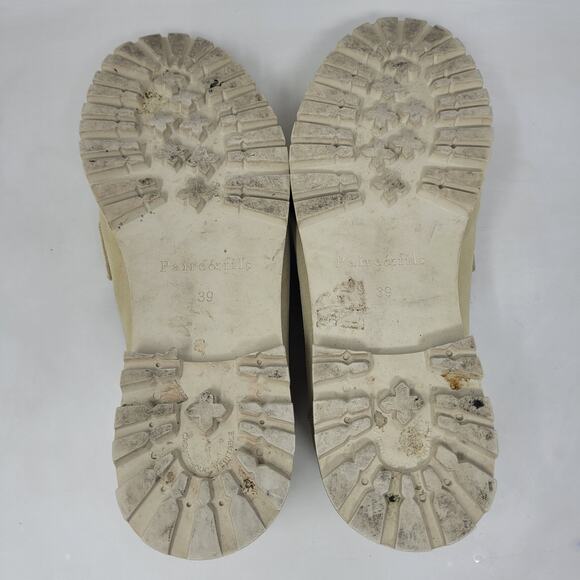 Paire & Fils Loafers Mens EU39 US6 Champagne Beige Suede L'Embellie Casual Work - Picture 11 of 14